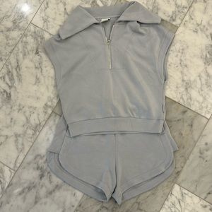 VARLEY LIKE NEW- two piece blue set- small